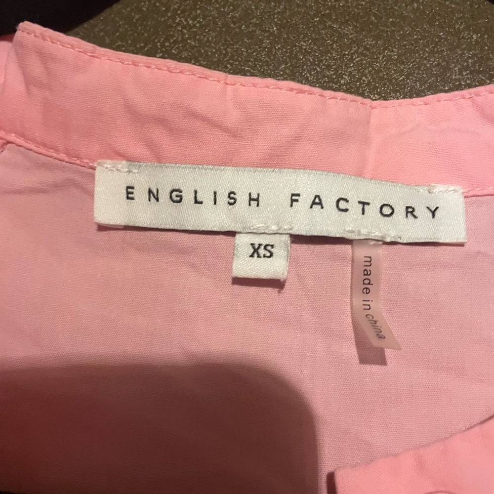 English Factory Pink Tiered Midi Dress - Picture 7 of 11